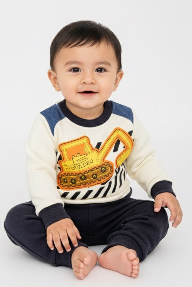 Little Builder Crewneck Sweatshirt