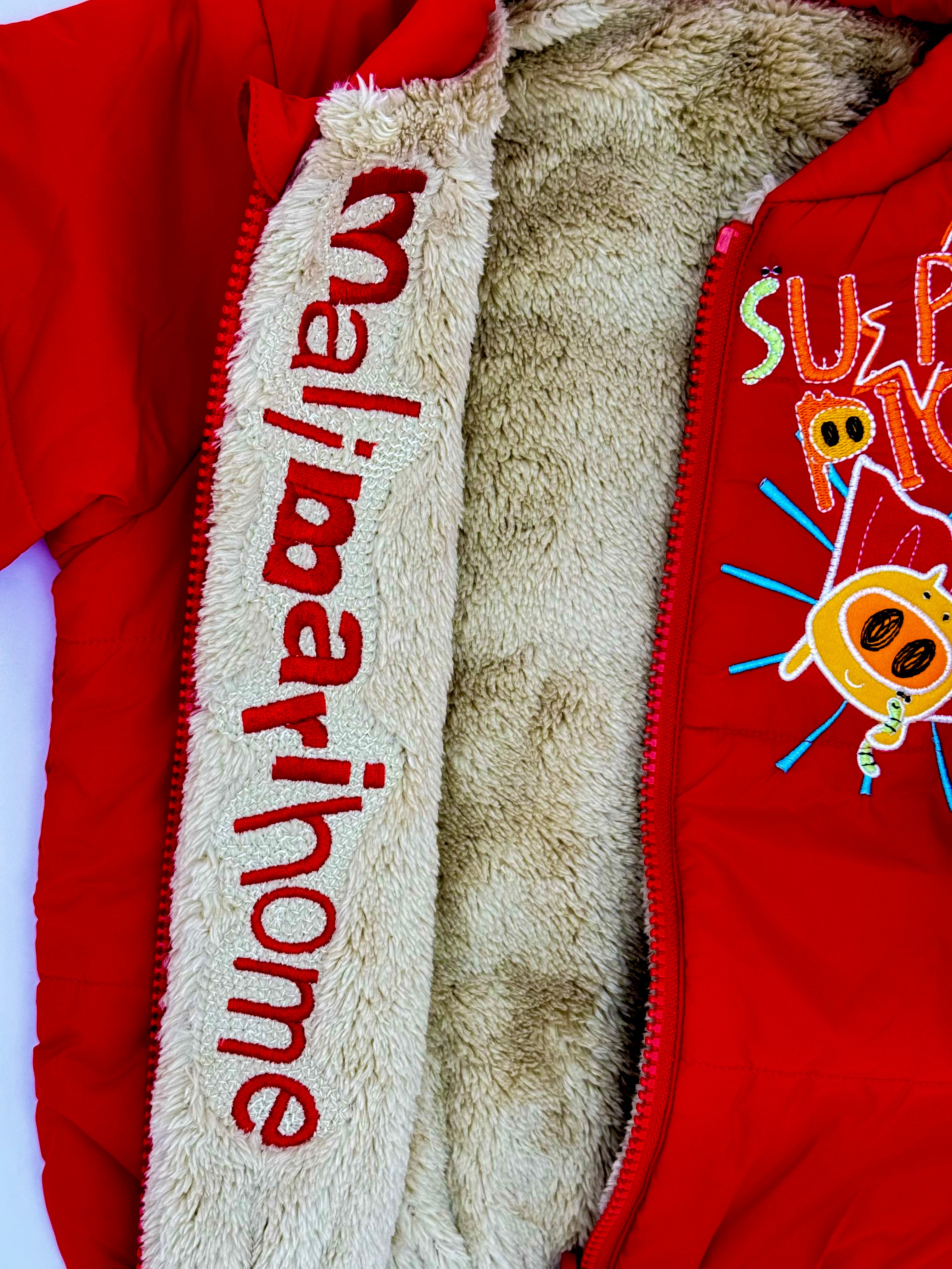 Reversable Red Puffer Jacket