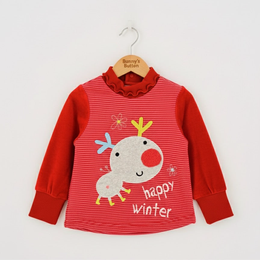 Floral Neck Chick Shirt