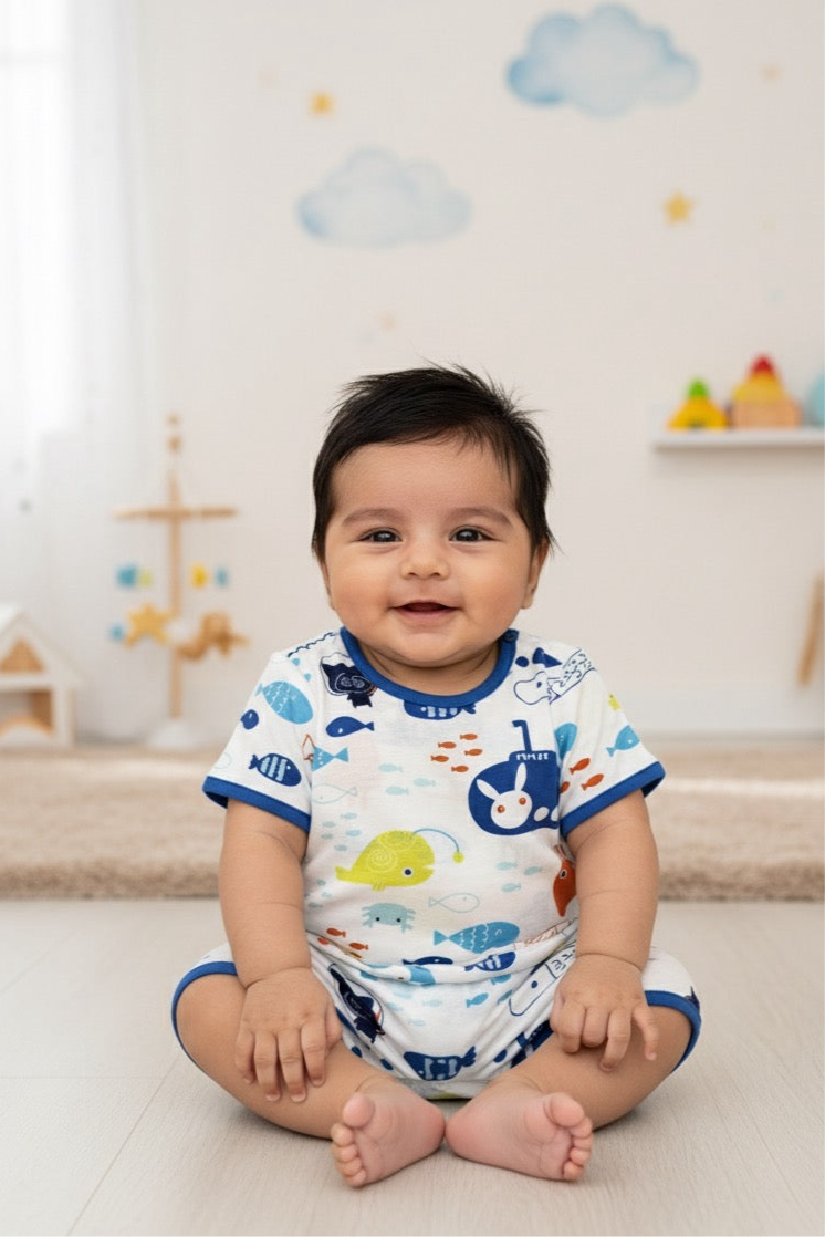 Under water Adventure Romper