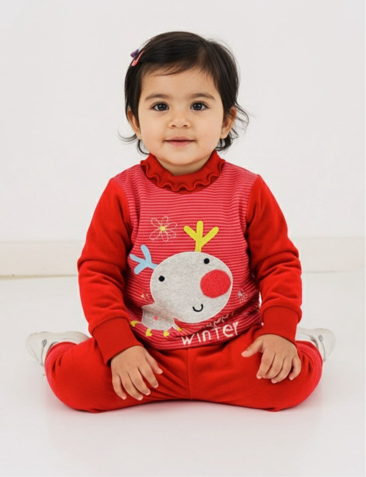 Floral Neck Chick Shirt