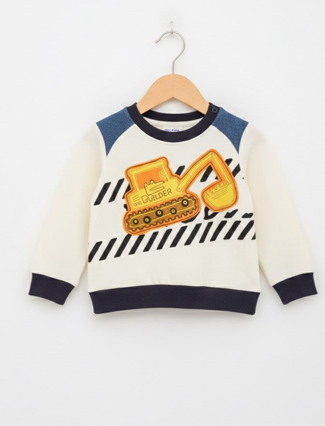 Little Builder Crewneck Sweatshirt