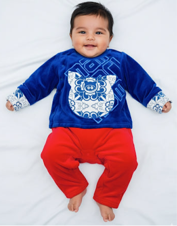 Royal Harmony Romper