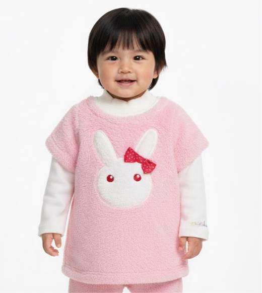 Plush Bunny Overlay Top