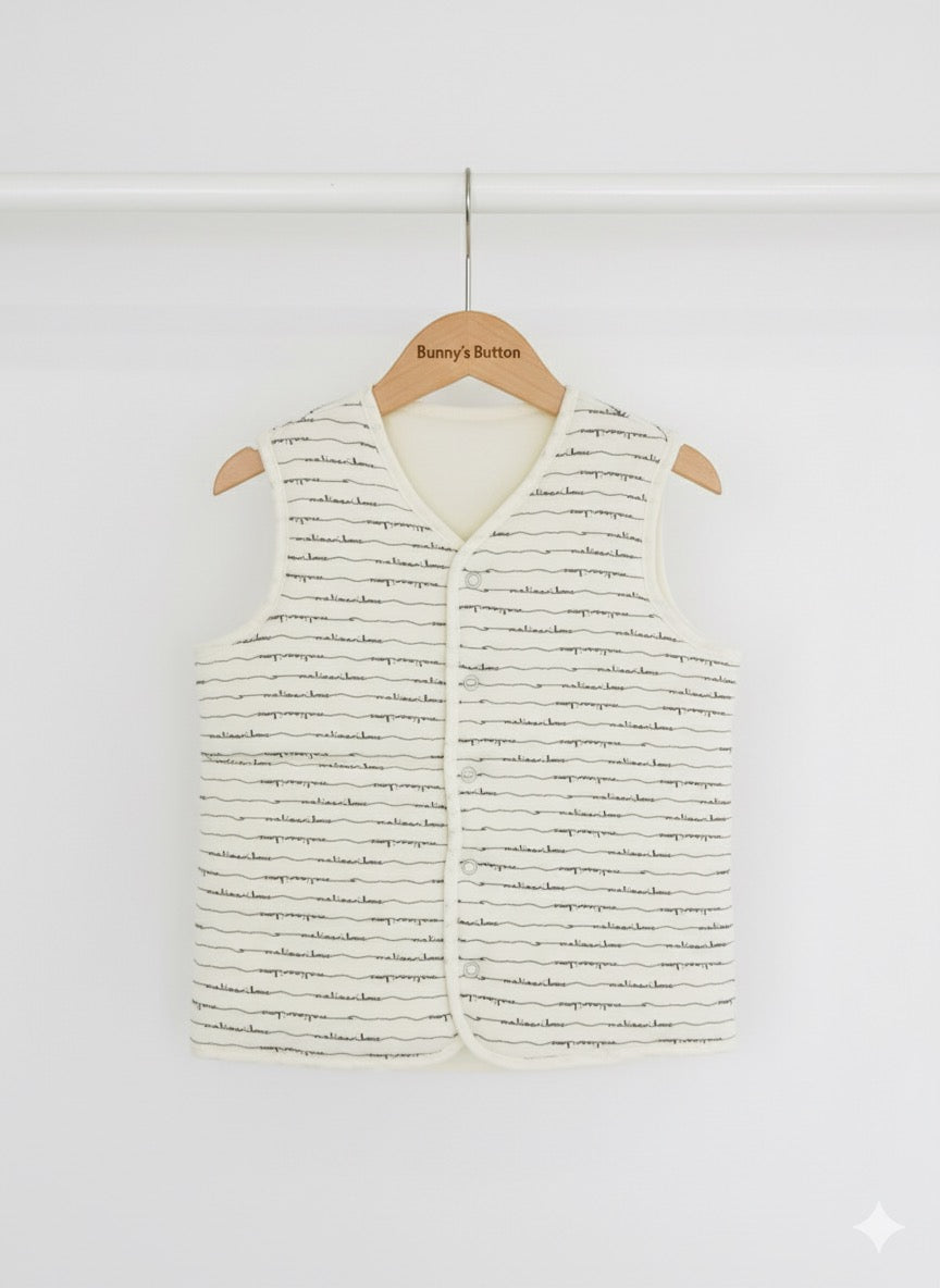 ivory vest Coat