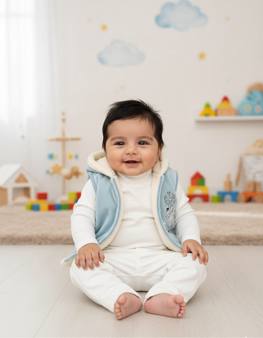 "Winter Wonderland"Hooded Vest