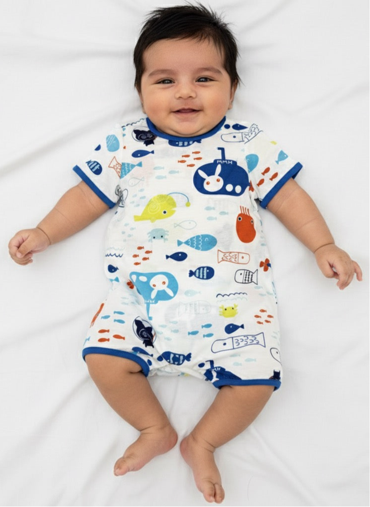 Under water Adventure Romper