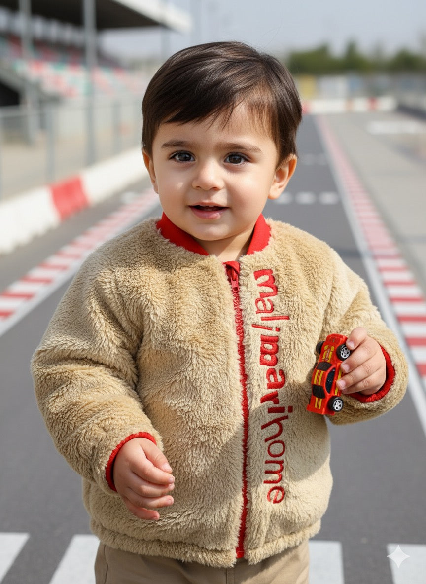 Reversable Plush Bomber Jacket